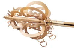 Bâton Zen Khakkara Démontable (12 Anneaux), Inox Doré -Sveltus Magasin baton zen khakkara demontable inox dore 2