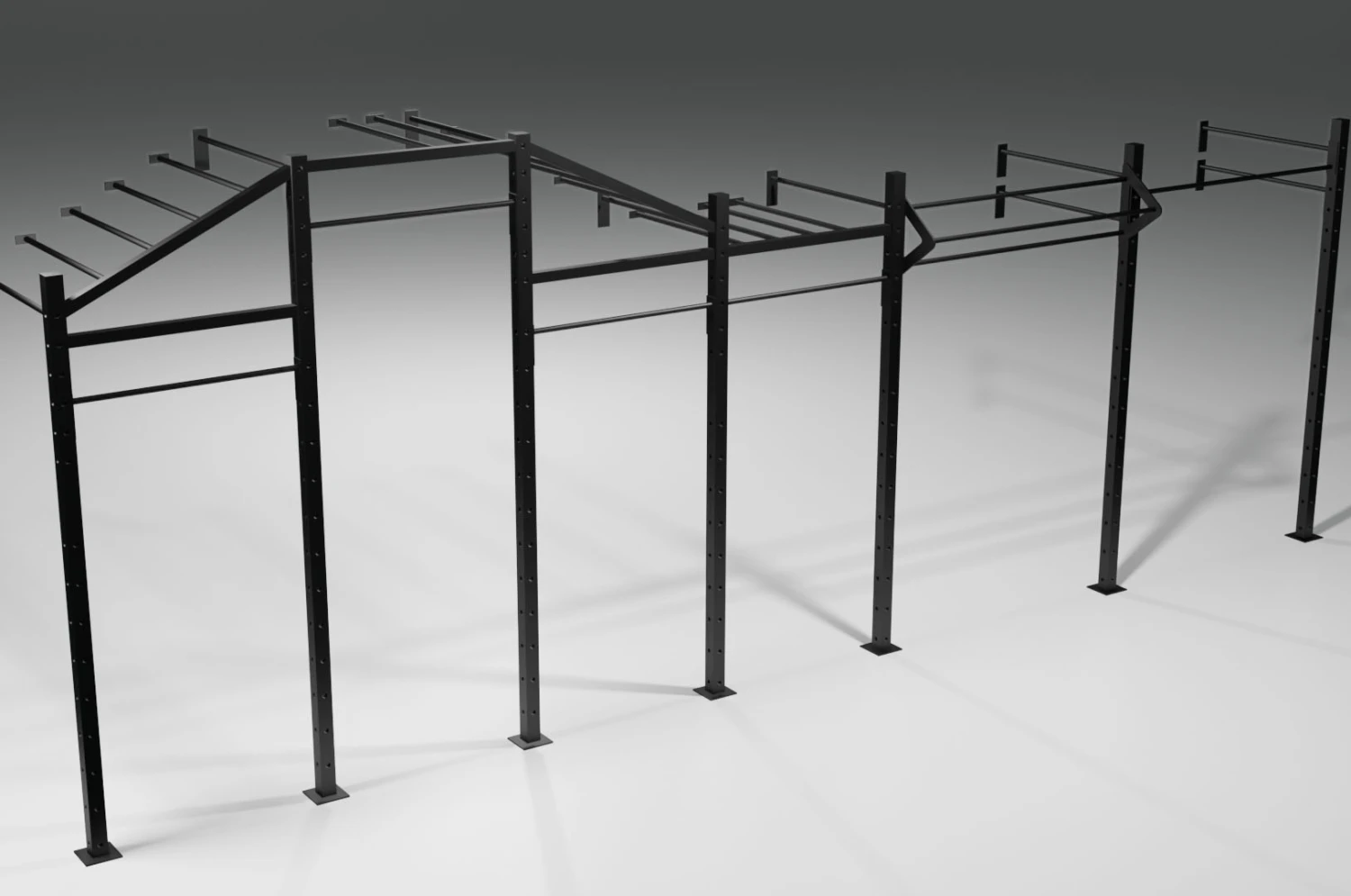 Cage Murale Flying Monkey Bars, Pull Up & Lift Offs 2 Cage Murale Flying Monkey Bars, Pull Up & Lift Offs – Image 2