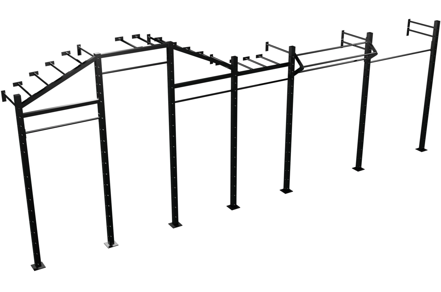 Cage Murale Flying Monkey Bars, Pull Up & Lift Offs 1 Cage Murale Flying Monkey Bars, Pull Up & Lift Offs