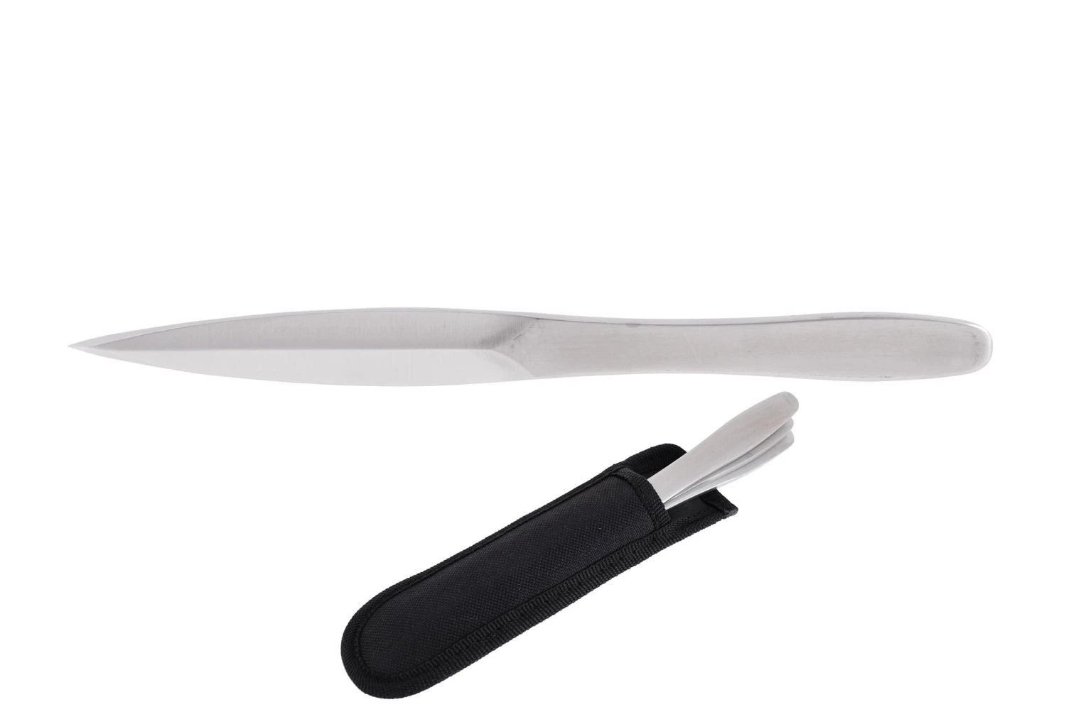 Couteau De Lancer, Acier Inox - Lepestok, Lot De 3 (21,5 Cm) 1 Couteau De Lancer, Acier Inox - Lepestok, Lot De 3 (21,5 Cm)