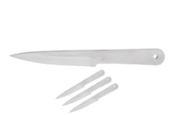Couteau De Lancer, Acier Inox - Vyatich, Lot De 3 (22 Cm)