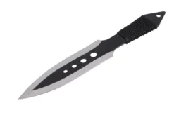 Dagues Kunai Noir & Chrome, Acier Inox - Lot De 3 (19 Cm) -Sveltus Magasin dagues kunai acier inox lot de 3 19 cm 3