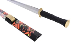 Épée Chu, Magnificent - Acier Damas, Forge LK Chen -Sveltus Magasin epee chu magnificent acier damas forge lk chen 4