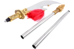 Hallebarde Démontable Guan Dao, Xin Guan Yue Dorée - Rigide -Sveltus Magasin hallebarde demontable guan dao xin guan yue doree rigide 7