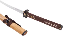 Katana Fudoshin, Bois Naturel - Aiguisé -Sveltus Magasin katana fudoshin bois naturel aiguise 2