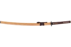 Katana Fudoshin, Bois Naturel - Aiguisé -Sveltus Magasin katana fudoshin bois naturel aiguise 4