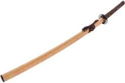 Katana Fudoshin, Bois Naturel - Aiguisé -Sveltus Magasin katana fudoshin bois naturel aiguise 5