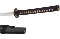 Katana Fudoshin, Kyouteki Noir Mat - Aiguisé -Sveltus Magasin katana fudoshin kyouteki noir mat aiguise 4