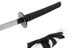 Katana Iaïto Dragon, Blanc & Tressage Noir -Sveltus Magasin katana iaito dragon blanc tressage noir 5