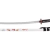 Katana Iaïto Dragon Doré, Blanc & Tressage Noir