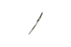 Katana Iaito Dragon Doré, Blanc & Tressage Brun