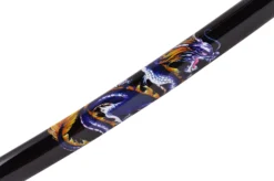 Katana Iaïto Dragon, Noir & Tressage Blanc -Sveltus Magasin katana iaito dragon noir tressage blanc 7