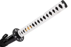 Katana Iaïto Dragon, Noir & Tressage Blanc -Sveltus Magasin katana iaito dragon noir tressage blanc 9