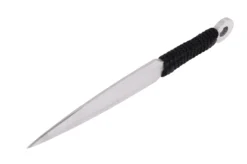 Kunai Inox, Chromé & Tressage Noir - Lot De 6 (20 Cm) 8 Kunai Inox, Chromé & Tressage Noir - Lot De 6 (20 Cm) -Sveltus Magasin kunai inox 20cm lot de 6 3