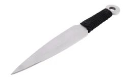 Kunai Inox, Chromé & Tressage Noir - Lot De 6 (20 Cm) 9 Kunai Inox, Chromé & Tressage Noir - Lot De 6 (20 Cm) -Sveltus Magasin kunai inox 20cm lot de 6 4