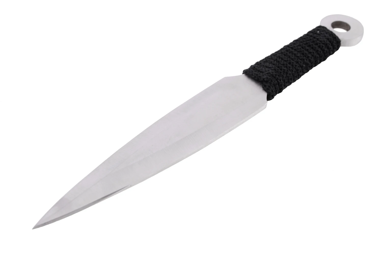 Kunai Inox, Chromé & Tressage Noir - Lot De 6 (20 Cm) 5 Kunai Inox, Chromé & Tressage Noir - Lot De 6 (20 Cm) – Image 5