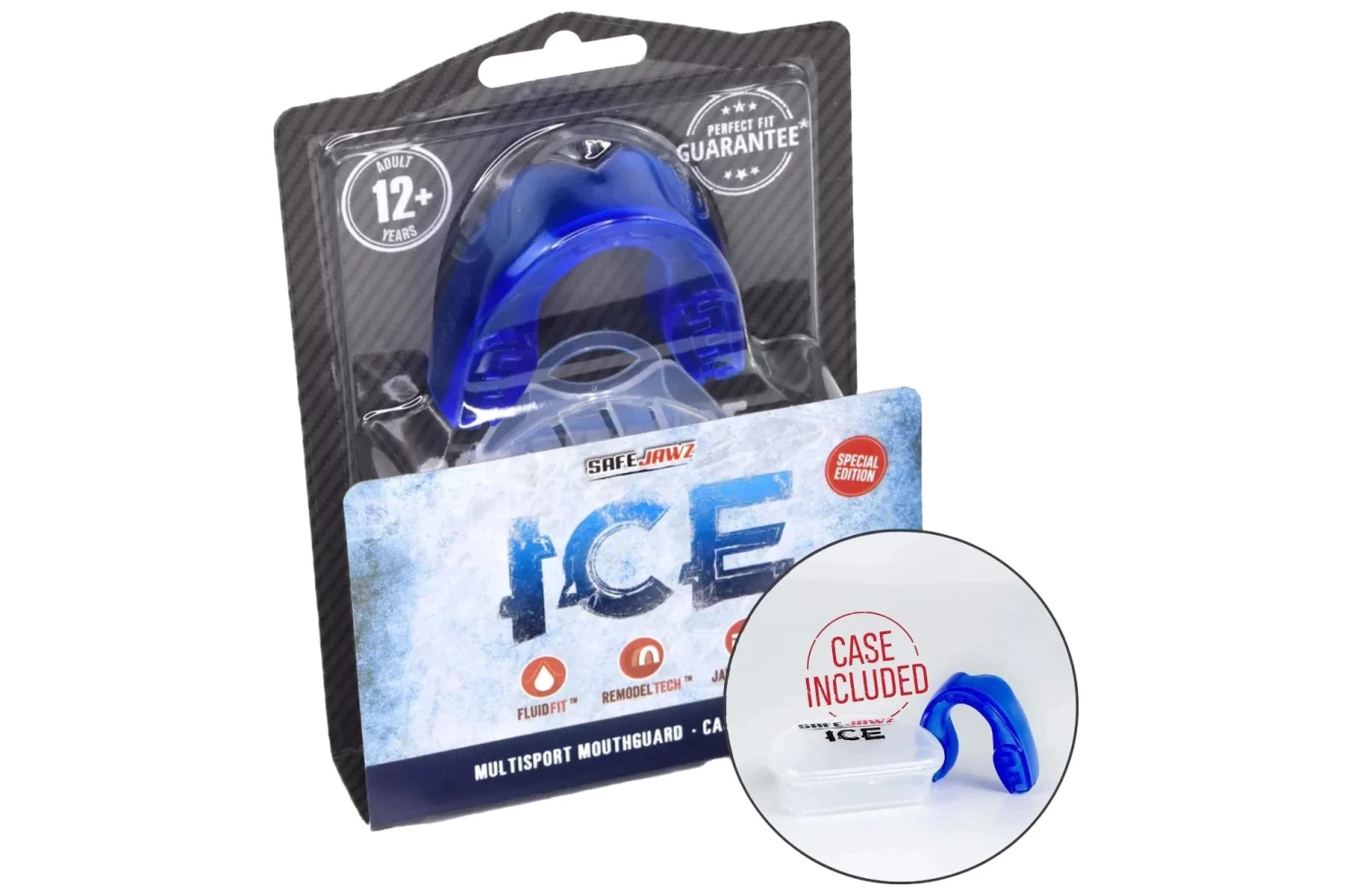 Protège-dents Simple, Thermoformable - Translucide, Safe Jawz 3 Protège-dents Simple, Thermoformable - Translucide, Safe Jawz – Image 3