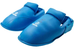 Protège-tibias & Pieds WKF, Amovibles, Hayashi -Sveltus Magasin protege tibias et pieds karate wkf hayashi 3