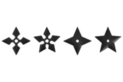 Shuriken, Polypropylène - Lot De 4