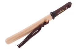 Tanto Fudoshin, Bois Naturel - Lame à Gorge, Aiguisée -Sveltus Magasin tanto fudoshin bois naturel lame a gorge aiguisee 4