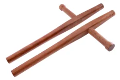 Tonfas Okinawa, Bois - Arrondi 51 Cm